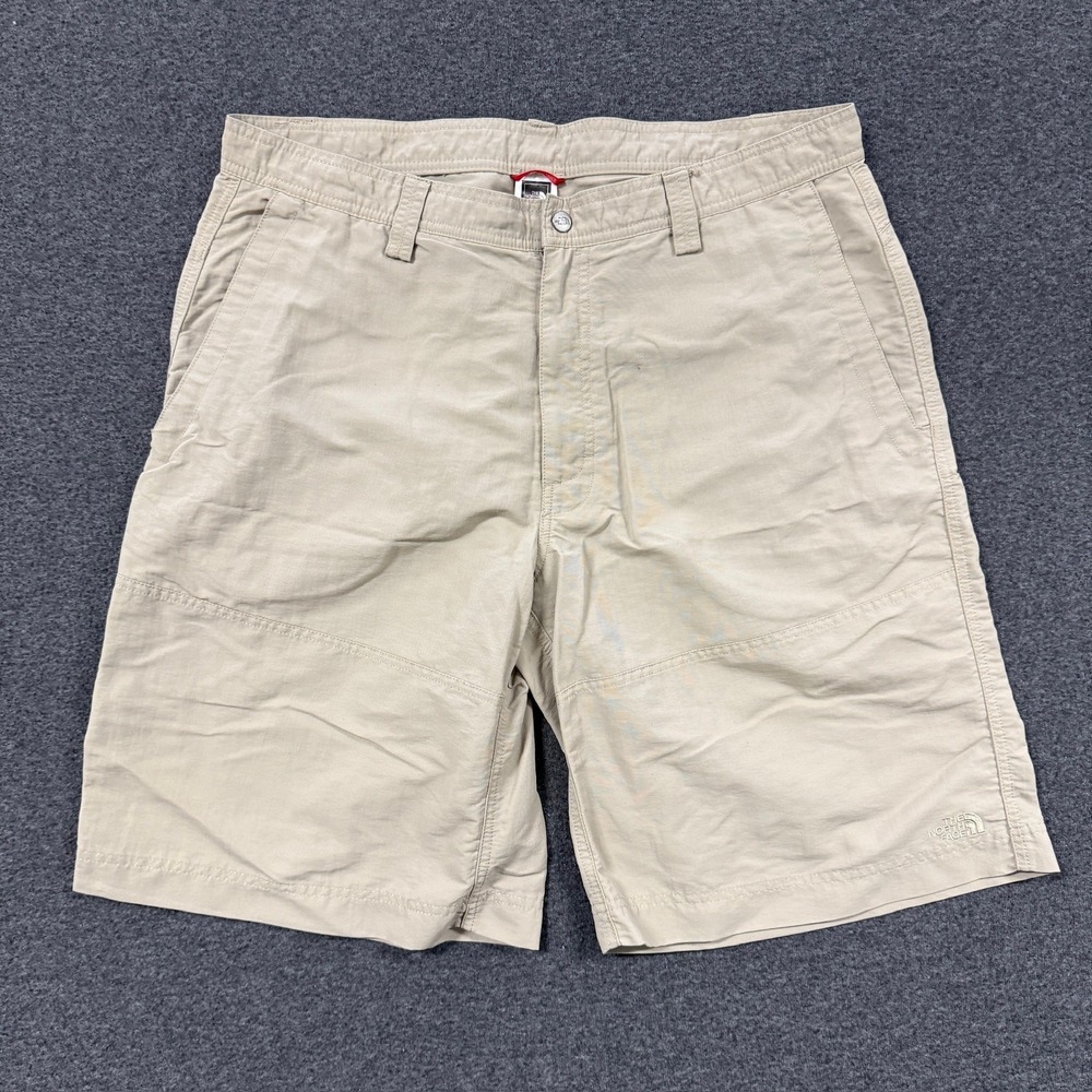 The North Face Hiking Shorts Mens 38 Tan Good Cargo Utility Gorpcore Outdoors